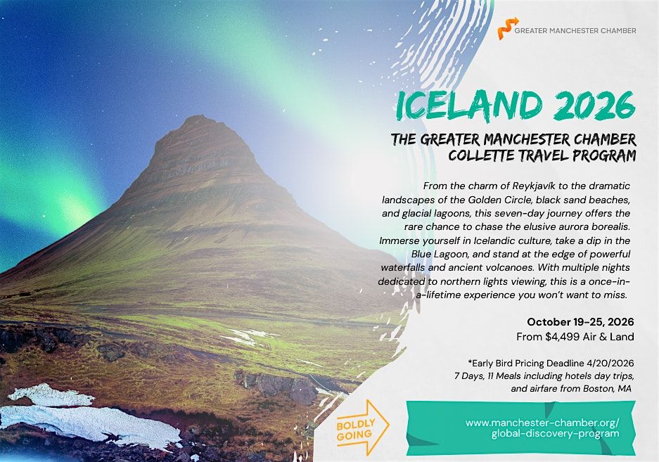 GMC Global Discovery Program: Iceland 2026 Informational Session, 23 September | Event in Manchester | AllEvents
