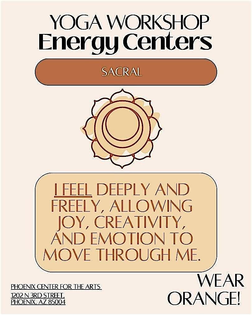 Friday Nite Workshop: Yoga Week 2 - "Sacral Chakra" with Aryam Garcia, 5 December | Event in Phoenix