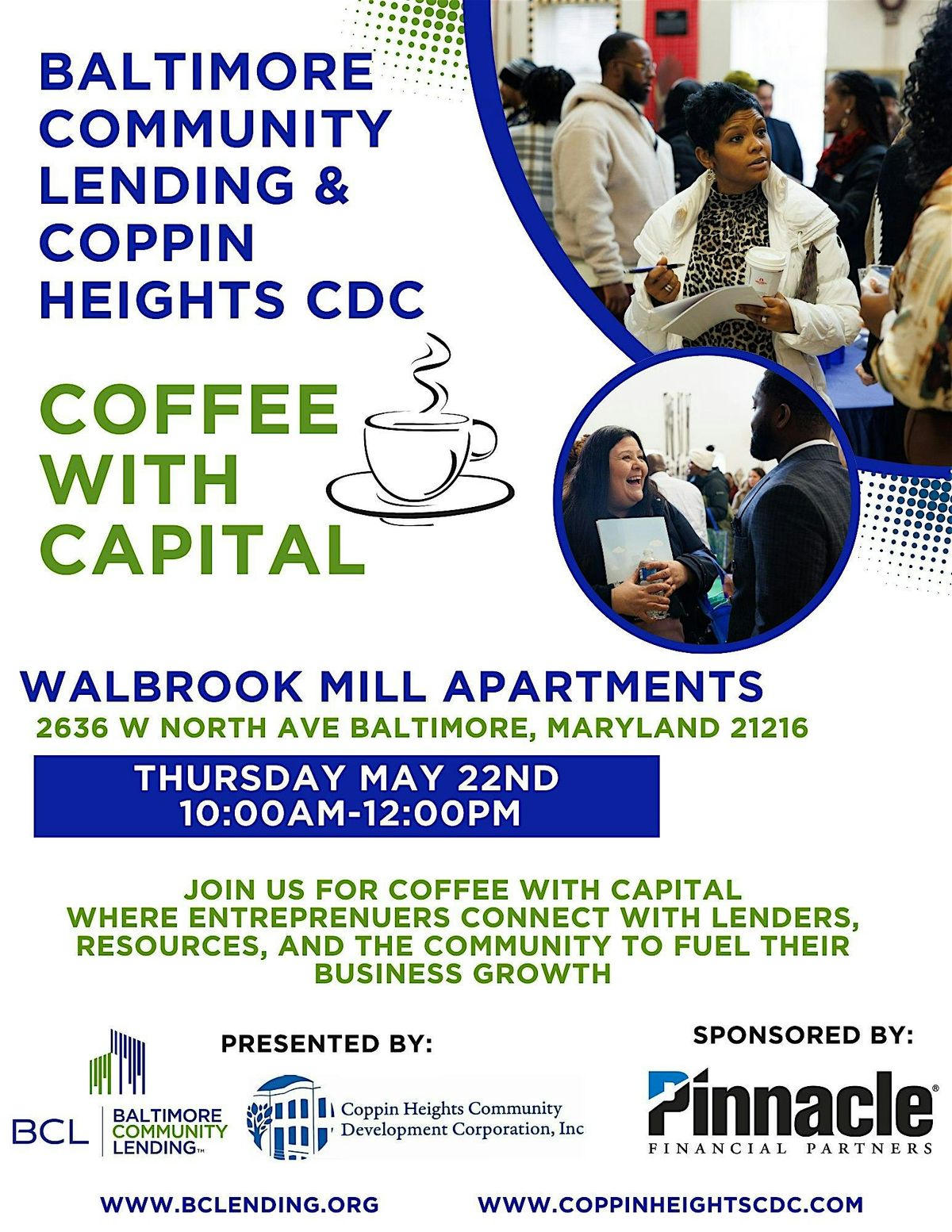 Coffee With Capital, 22 May | Event in Baltimore | AllEvents