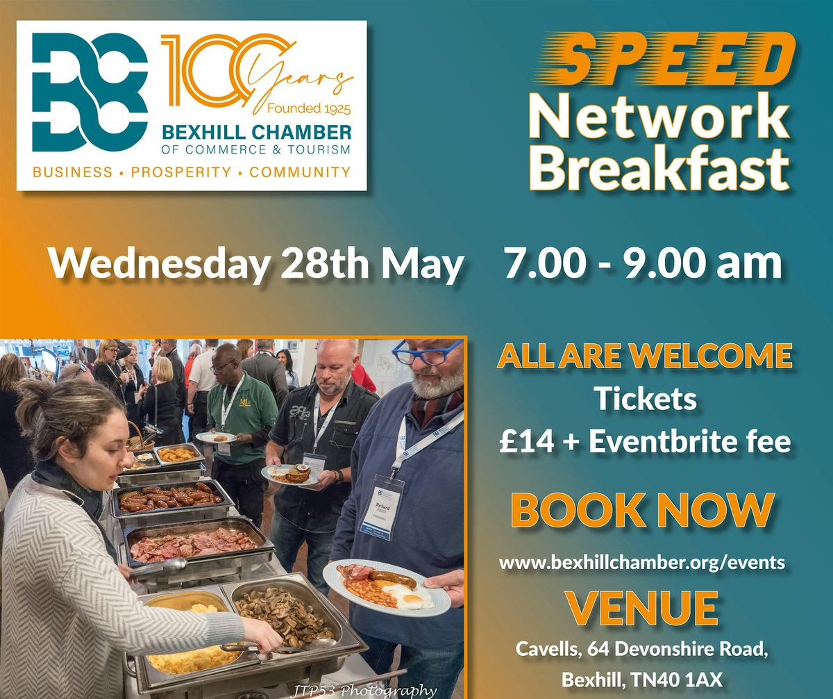 Bexhill Chamber Networking Breakfast, 28 May | Event in Bexhill | AllEvents