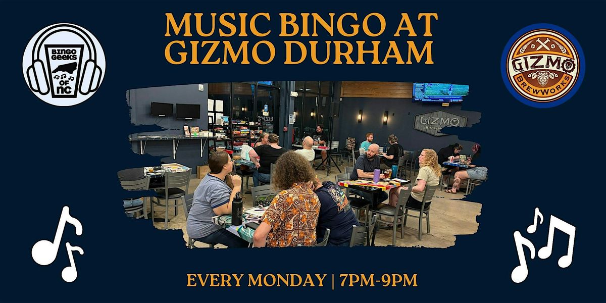 Music Bingo Monday at Gizmo Brew Works in Durham | Event in Durham | AllEvents