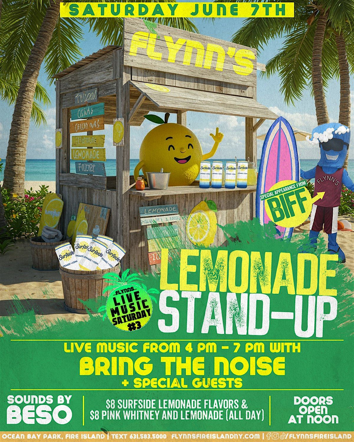 Lemonade Stand-Up, 7 June | Event in Ocean Bay Park | AllEvents