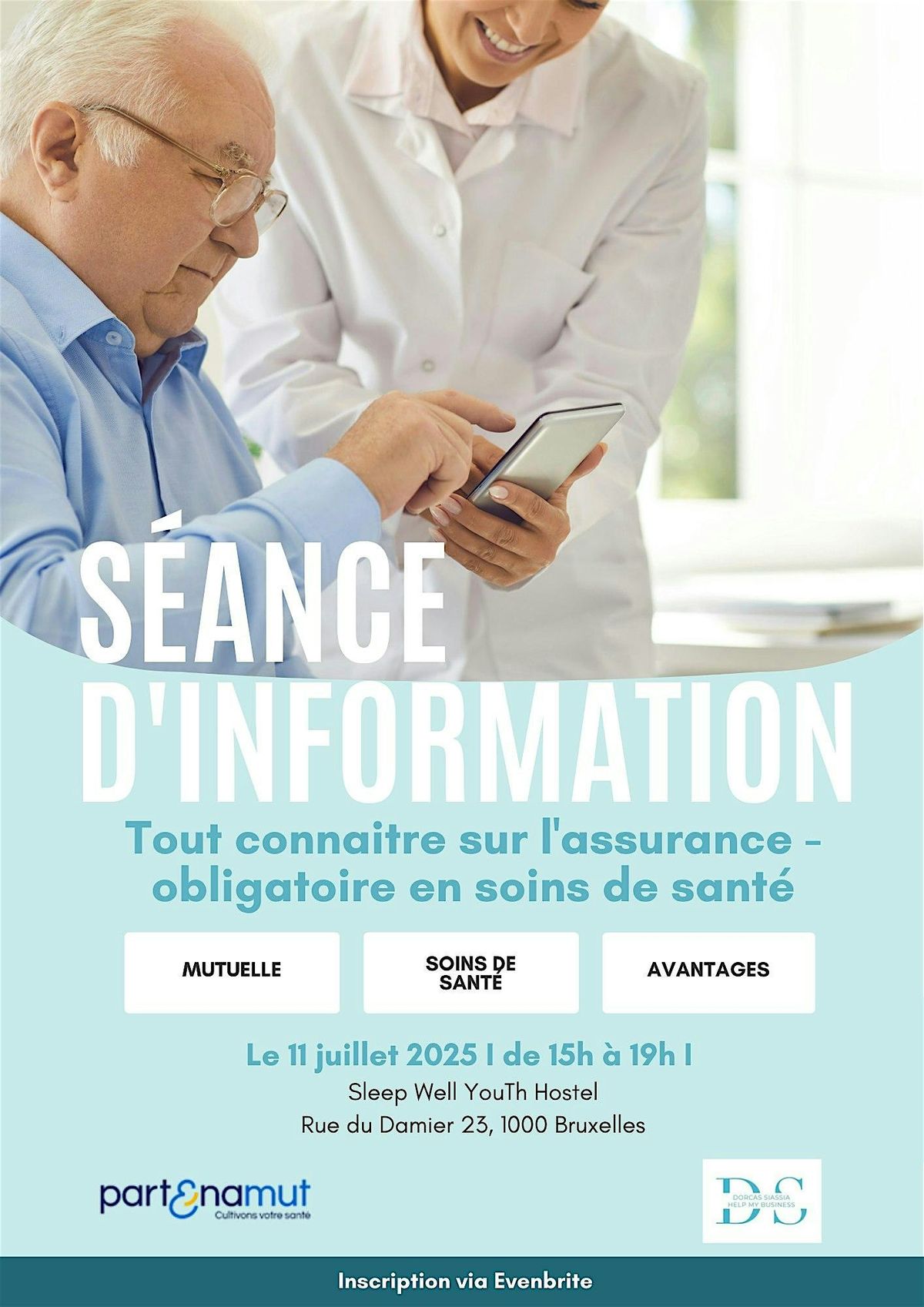 Séance d'information Partenamut, 11 July | Event in Bruxelles | AllEvents