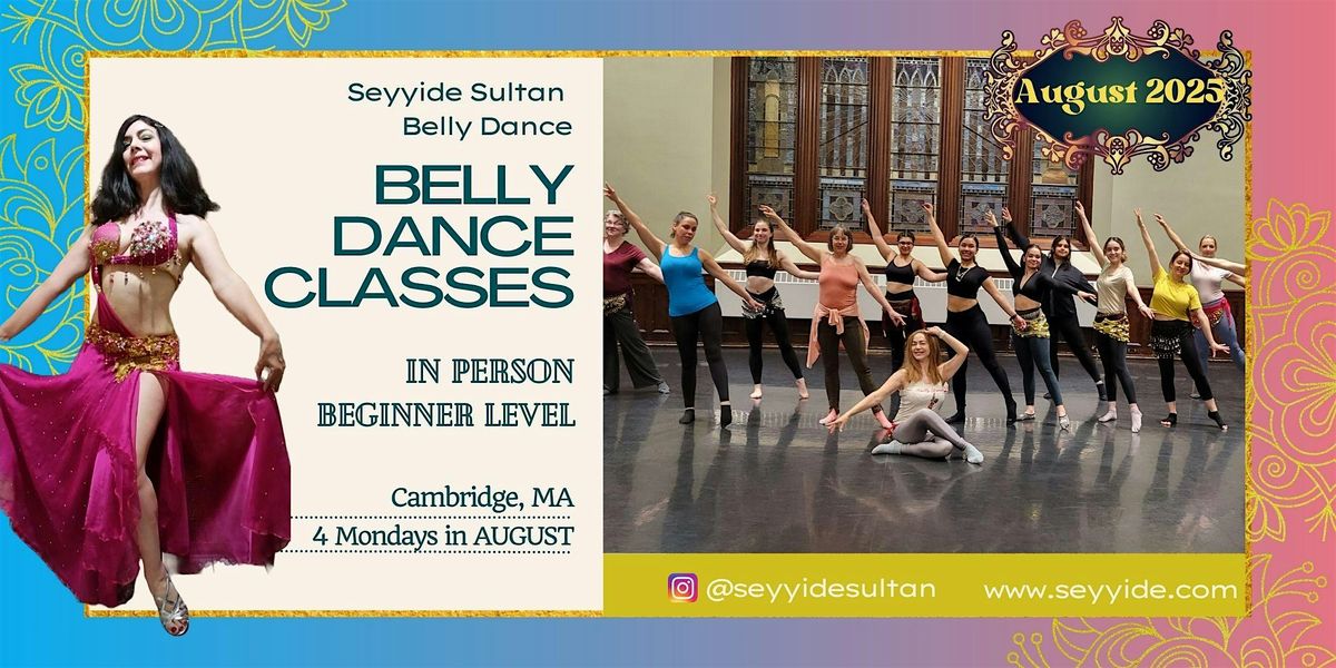 August 2025: Belly Dance Classes for Beginners, IN PERSON, 4 August | Event in Cambridge | AllEvents