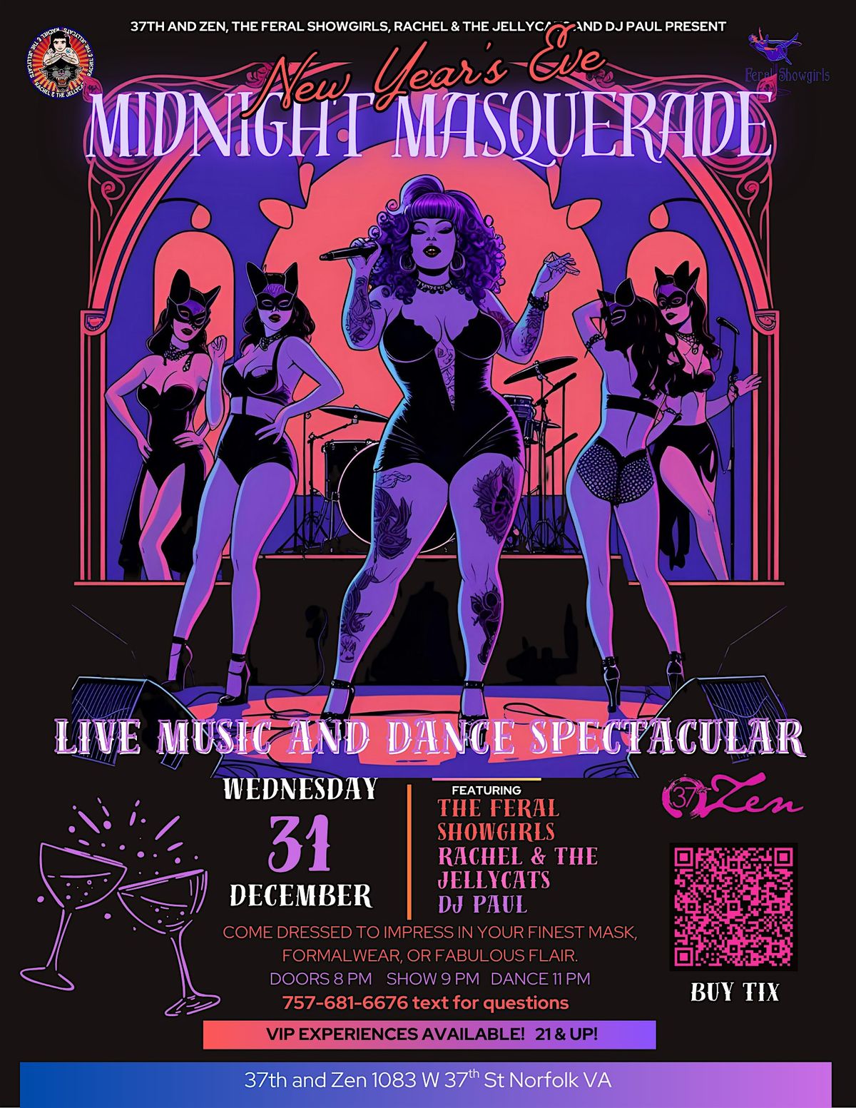 Midnight Masquerade: A New Year's Eve Extravaganza, 31 December | Event in Norfolk | AllEvents