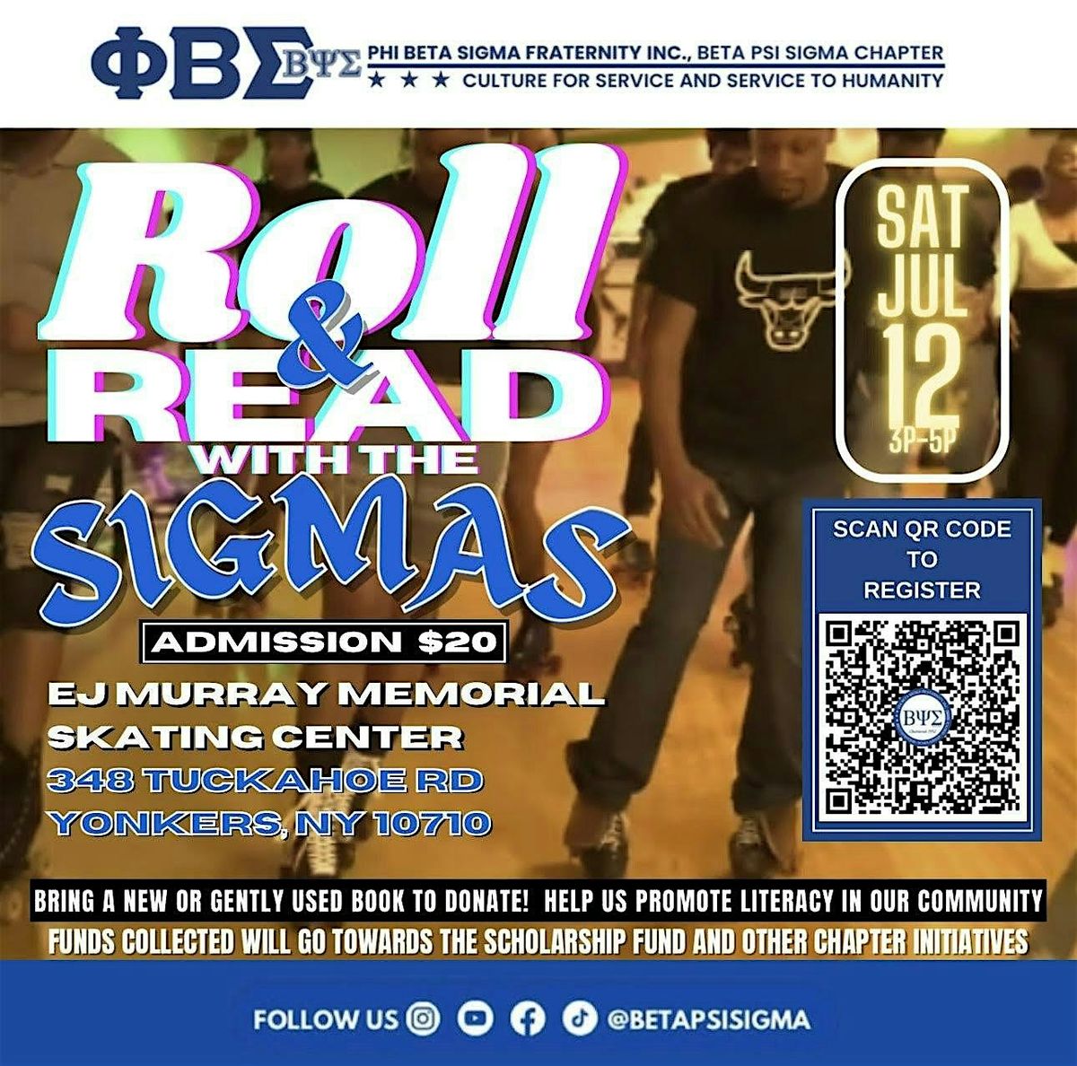 ROLL & READ WITH THE SIGMAS, 12 July | Event in Yonkers | AllEvents