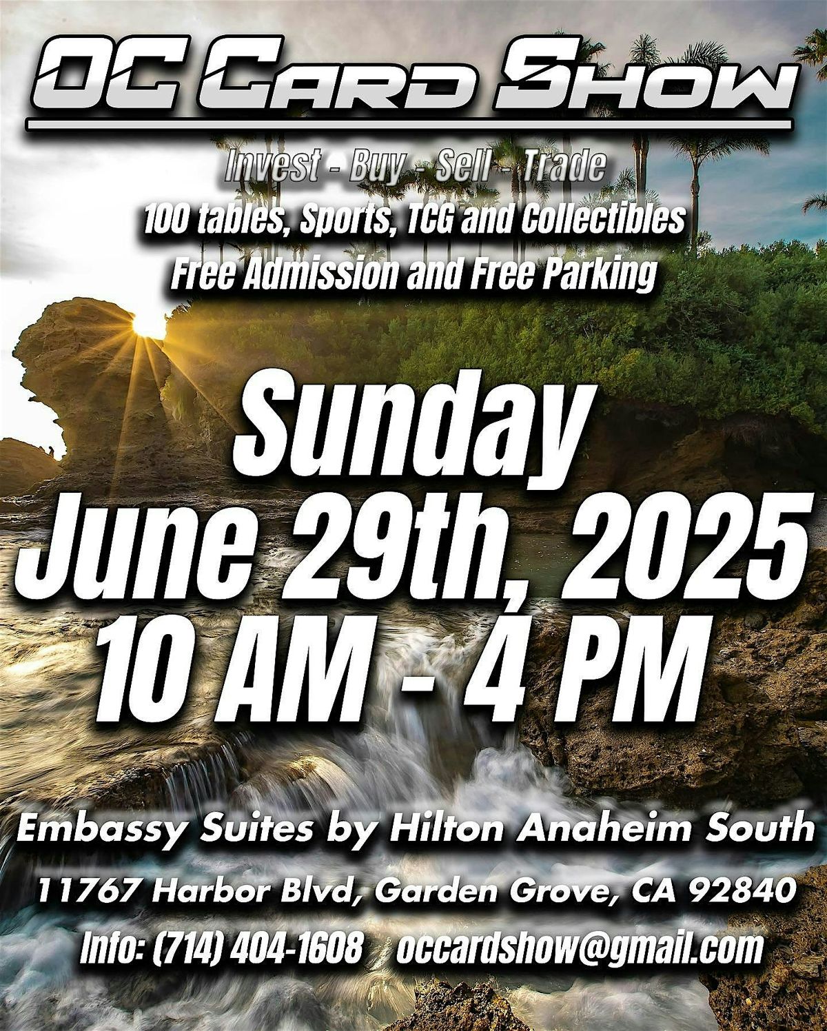 OC Card Show June 29th Sunday, 29 June | Event in Garden Grove | AllEvents
