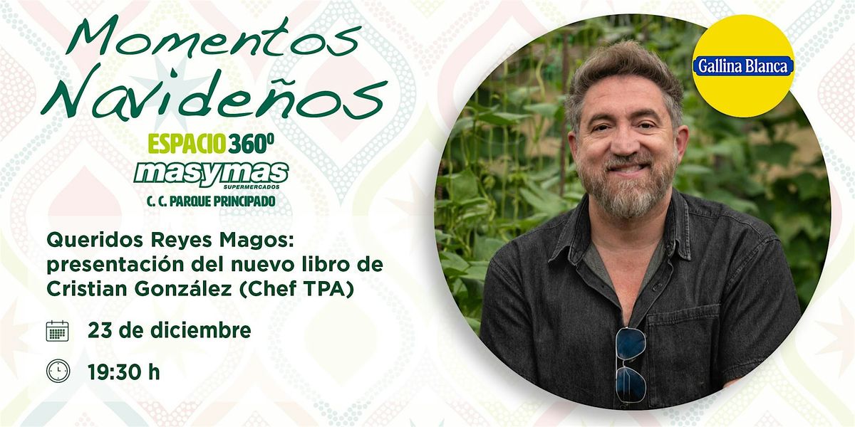 Presentación del nuevo libro de Cristian González (chef TPA), 23 December | Event in Paredes, Lugones | AllEvents