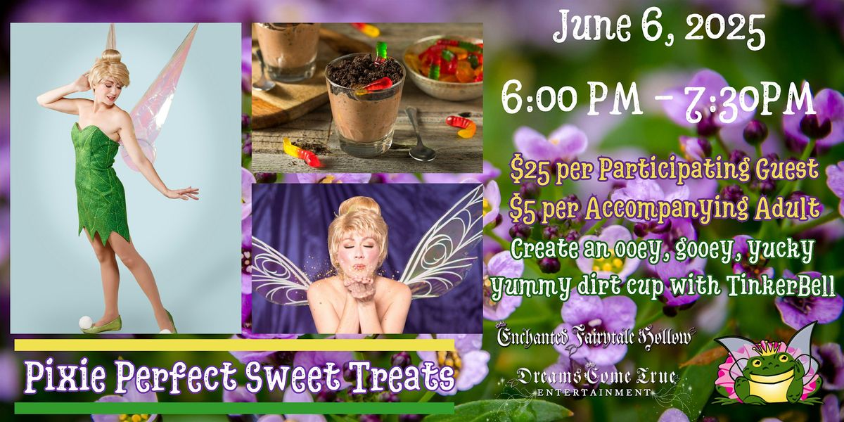 Sweet Treats on this Enchanted Street: Delicious Dirt Cups with TinkerBell, 6 June | Event in Lakeland | AllEvents