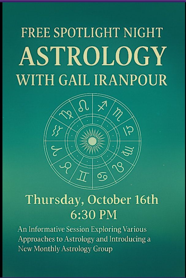 Free Spotlight Night with Gail Iranpour: Astrology and Enneagrams, 16 October | Event in Surprise | AllEvents