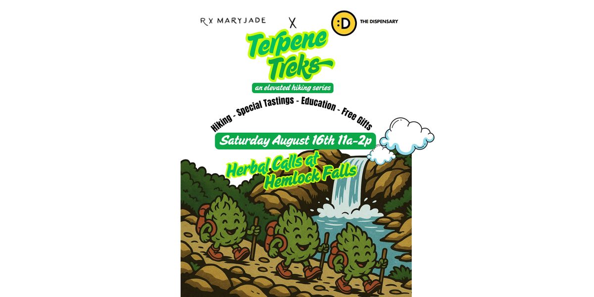 Terpene Treks: Herbal Calls at Hemlock Falls, 16 August | Event in West Orange | AllEvents