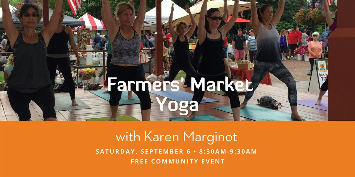 Free Yoga at the Farmers Market, 6 September | Event in Alexandria | AllEvents