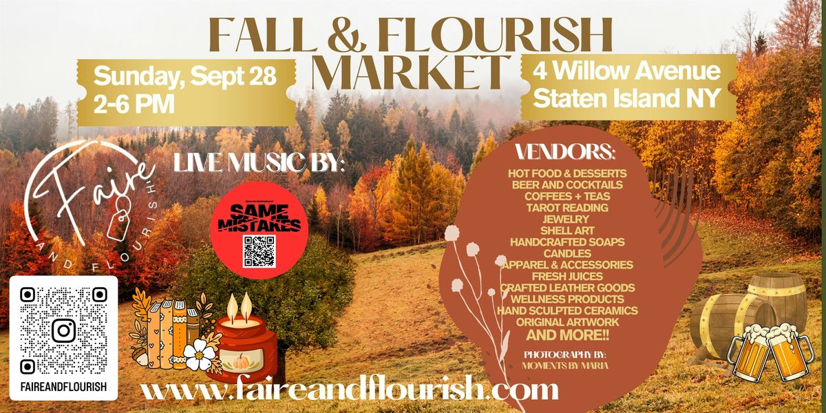 Fall and Flourish - Vendor Market by Faire and Flourish - Staten Island | Event in Staten Island | AllEvents