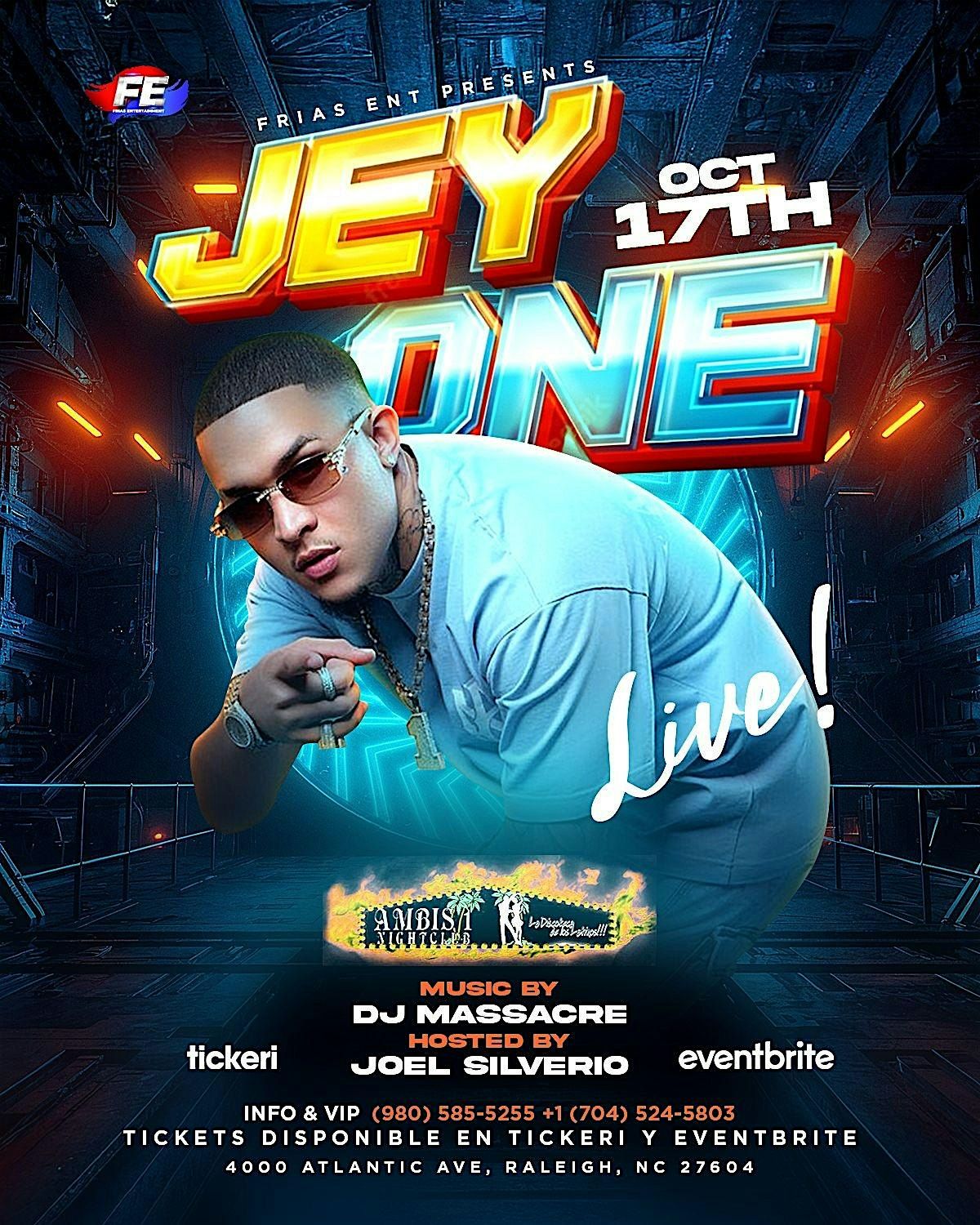 Jey one, 17 October | Event in Raleigh | AllEvents