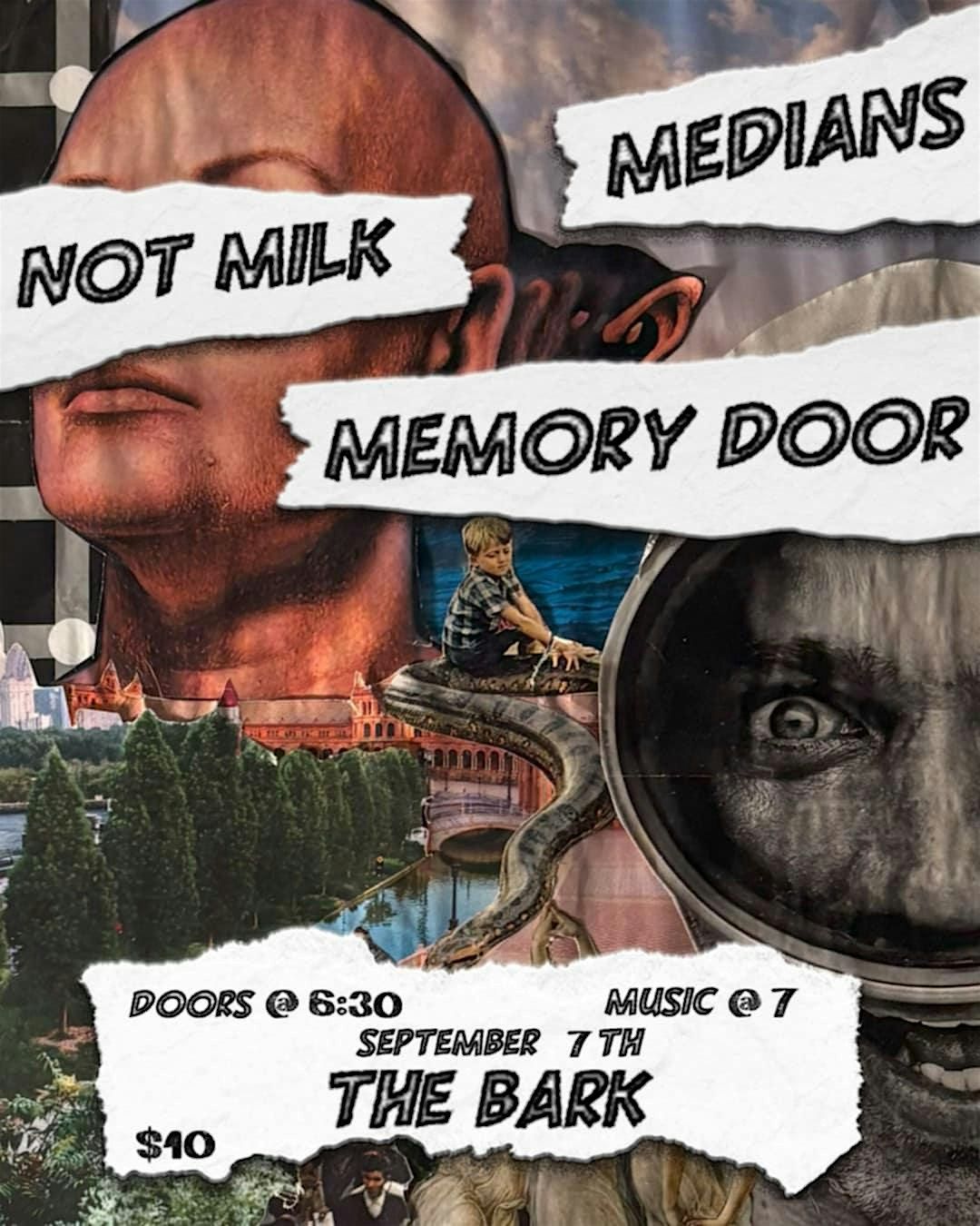 Medians w/ Not Milk, Memory Door at The Bark, 7 September | Event in Tallahassee | AllEvents