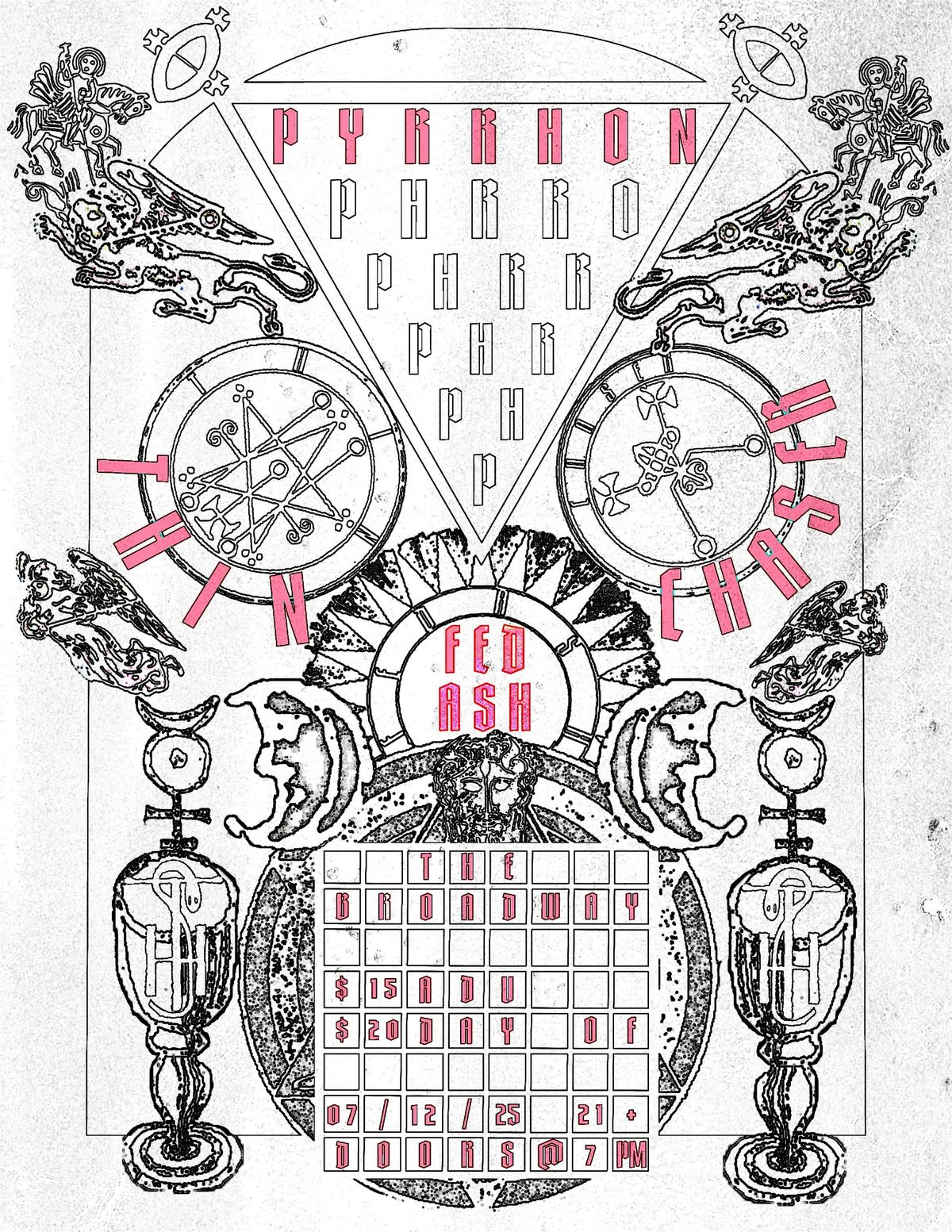 Pyrrhon w/ Thin, Chaser + Fed Ash, 12 July | Event in Brooklyn | AllEvents