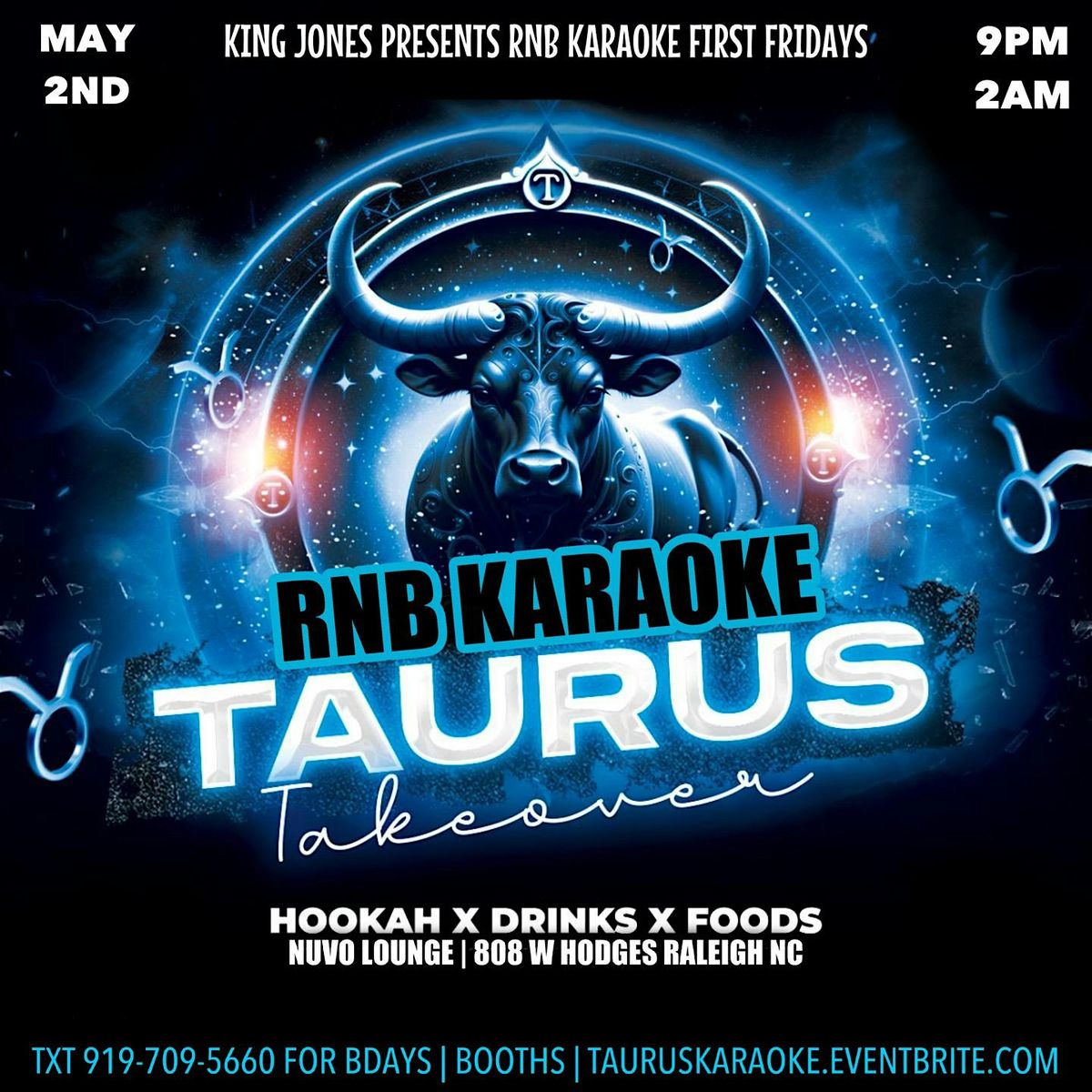 RnB Karaoke First Fridays | Taurus Takeover | Event in Raleigh | AllEvents