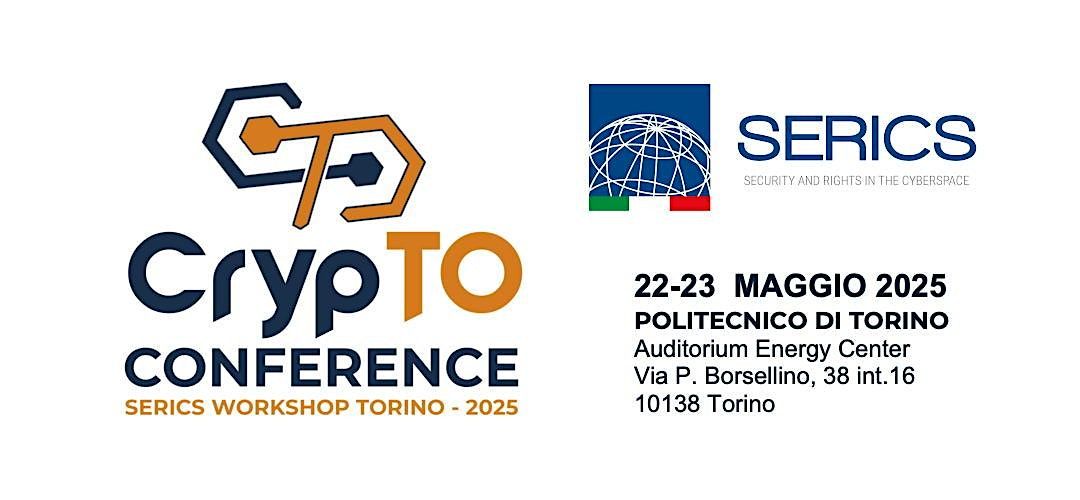 CrypTO Conference  2025, 22 May | Event in Torino | AllEvents