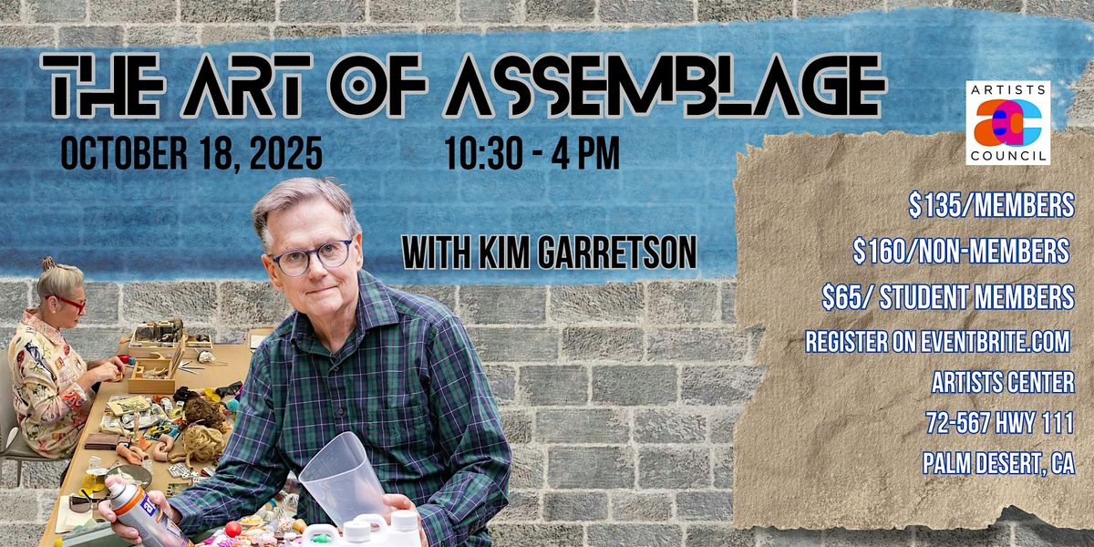 The Art of Assemblage with Kim Garretson, 18 October | Event in Palm Desert | AllEvents