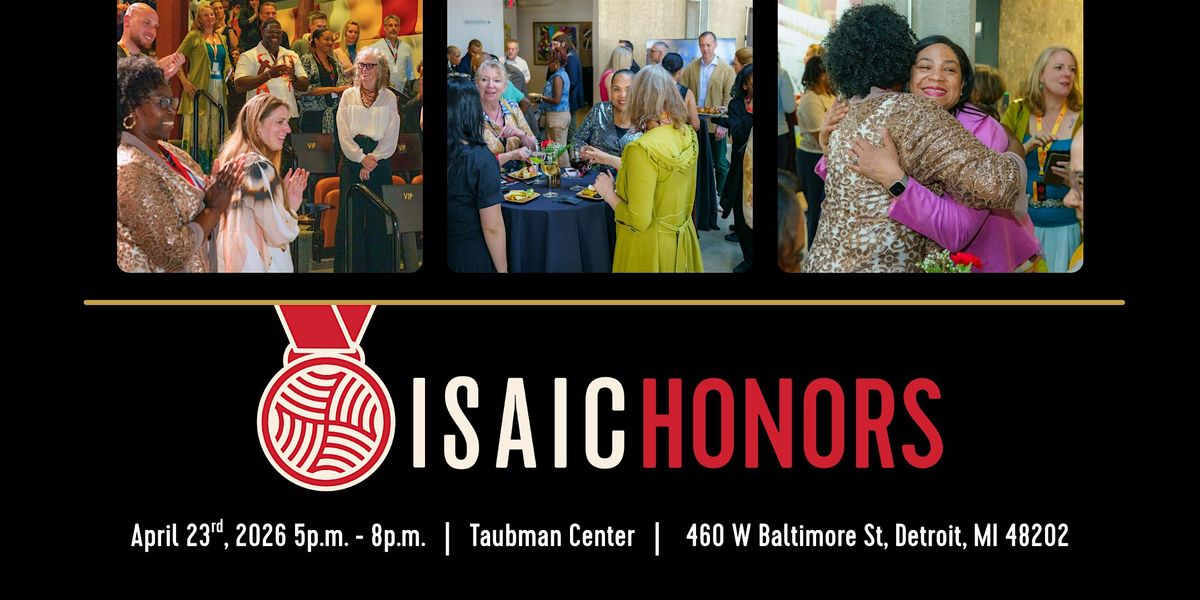 ISAIC Honors 2026, 23 April | Event in Detroit | AllEvents