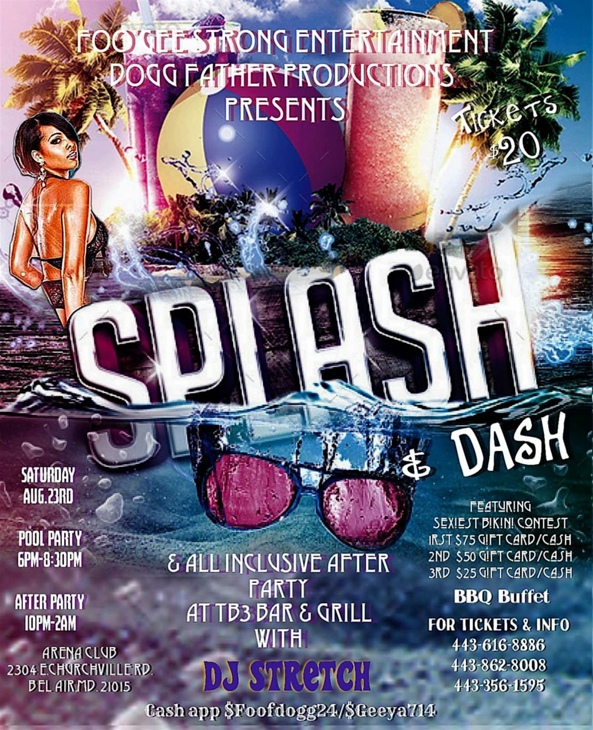 The Splash & Dash Pool Party and After Party, 23 August | Event in Aberdeen | AllEvents