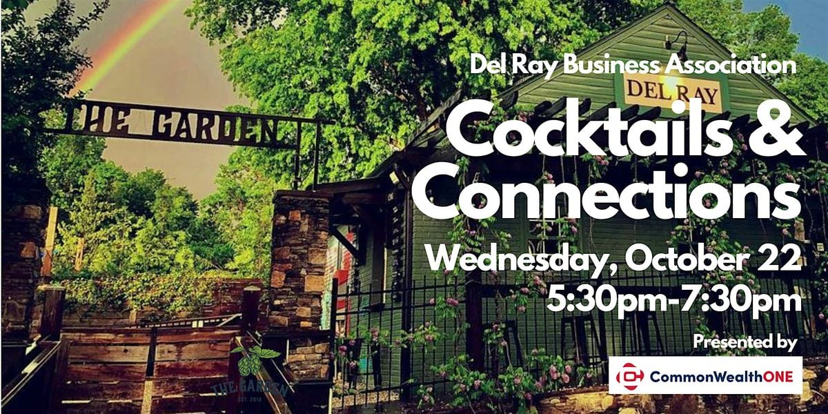 DRBA  October Cocktails & Connections, 22 October | Event in Alexandria | AllEvents