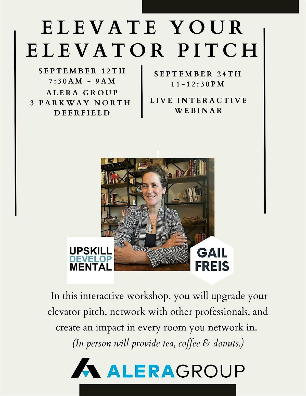 Elevate Your Elevator Pitch - In Person, 12 September | Event in Deerfield | AllEvents