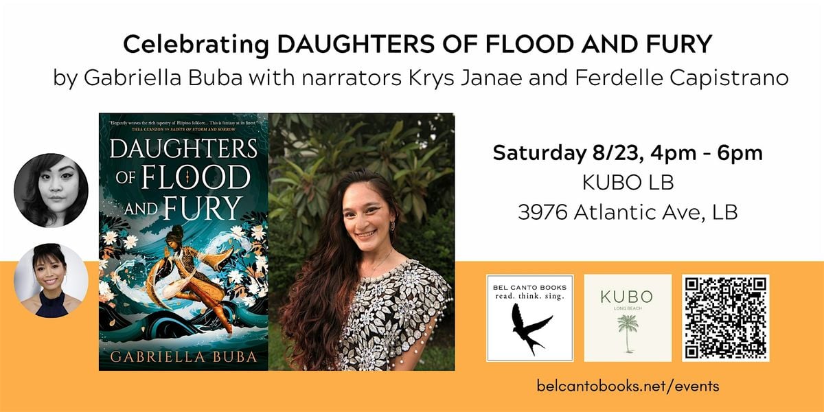Celebrating DAUGHTERS OF FLOOD AND FURY by Gabriella Buba, 23 August | Event in Long Beach | AllEvents
