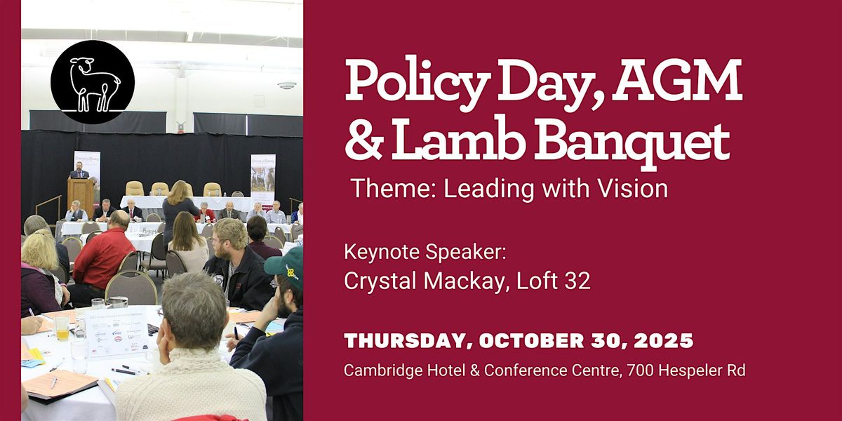 OSF Policy Day AGM & Lamb Banquet, 30 October | Event in Cambridge | AllEvents