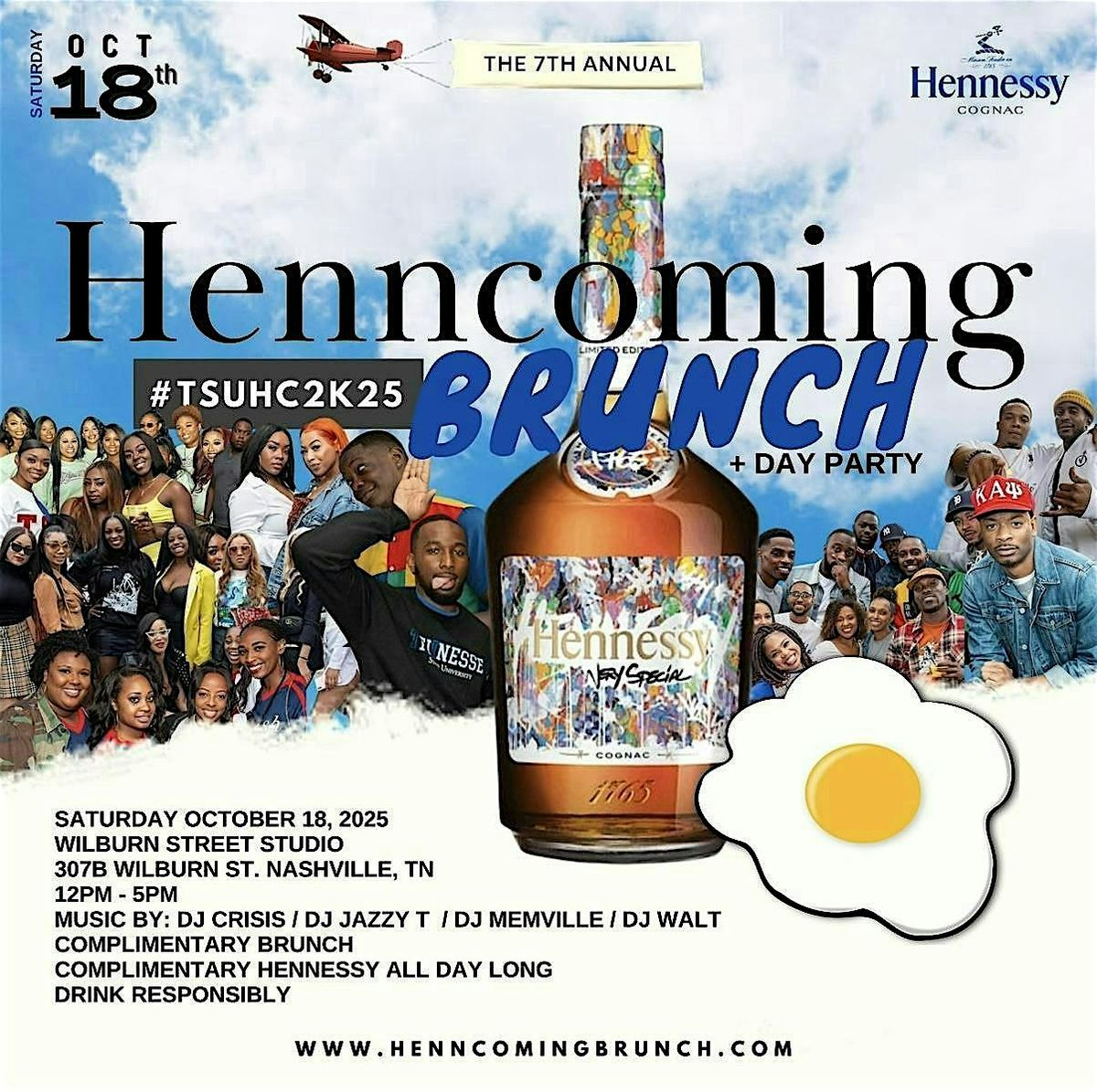 7th Annual TSU {HENN:coming Brunch} Sponsored By Hennessy #TSUHC2025, 18 October | Event in Nashville | AllEvents