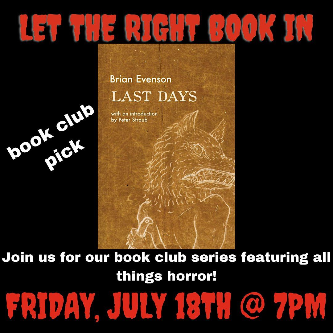 Let the Right Book In book club, 18 July | Event in Chicago | AllEvents