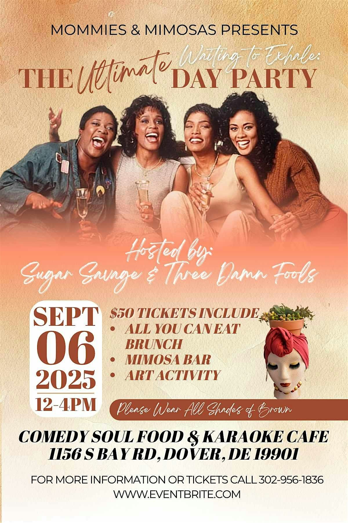 Waiting to Exhale: Mommies & Mimosas Day Brunch, 6 September | Event in Dover | AllEvents
