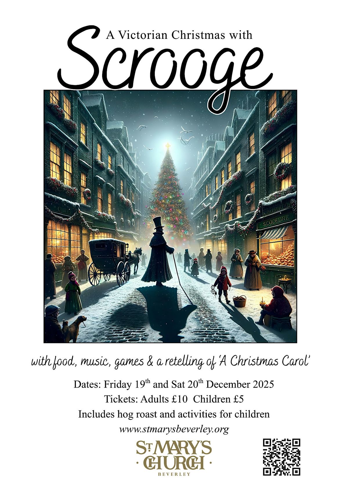 A Victorian Christmas with Scrooge, 19 December | Event in Beverley | AllEvents