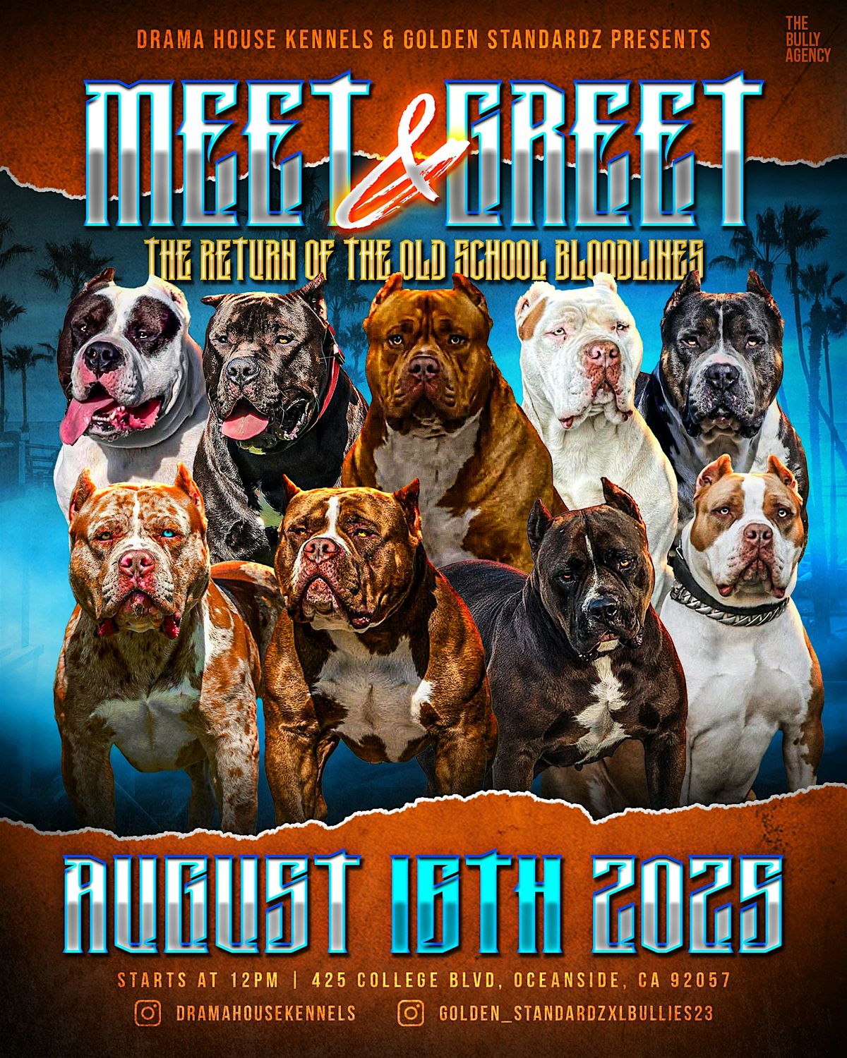 RETURN OF THE OLD SCHOOL BLOOD LINES- MEET & GREET, 16 August | Event in OCEANSIDE | AllEvents