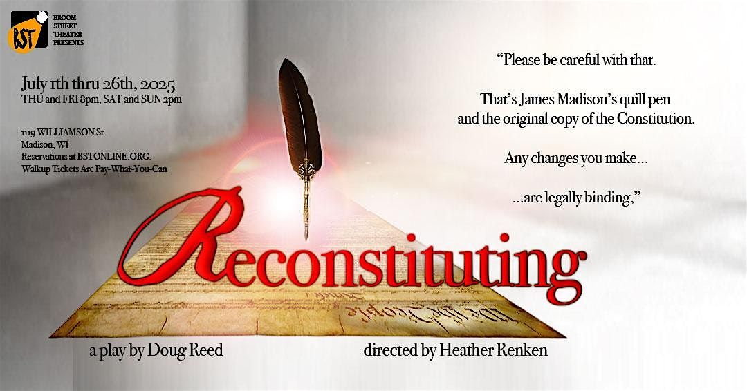 Reconstituting, 11 July | Event in Madison | AllEvents