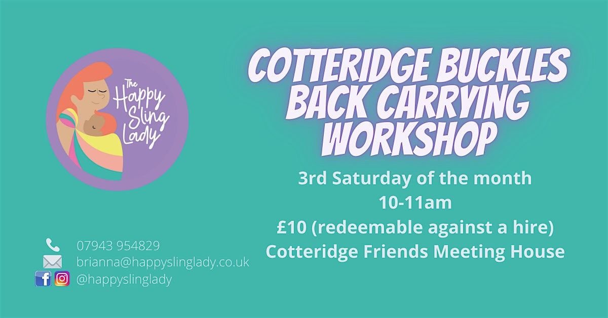 Back Carrying Workshop | Event in Cotteridge | AllEvents