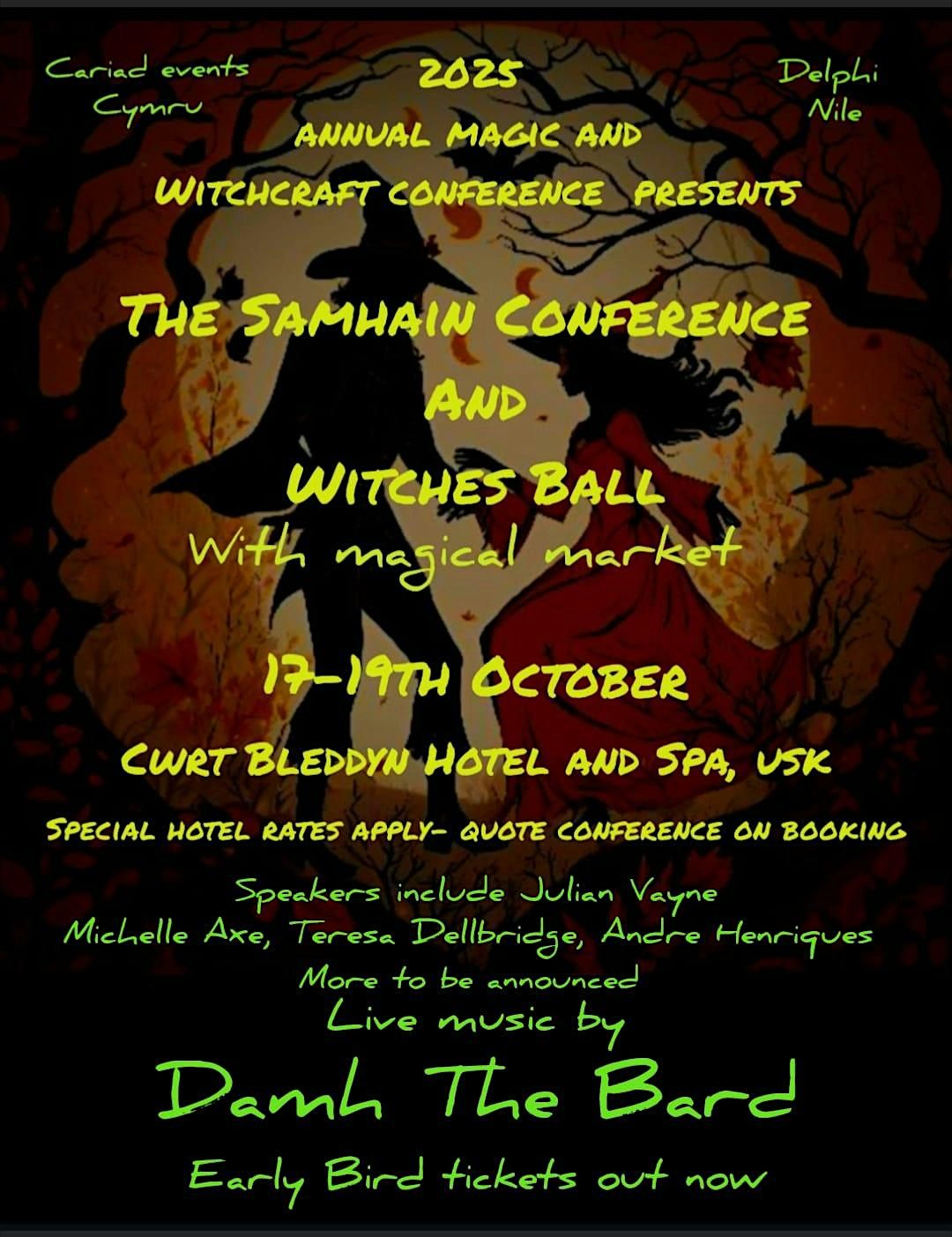 Samhain Conference, Magickal Marketplace & Witches Ball, 17 October | Event in Llangybi | AllEvents
