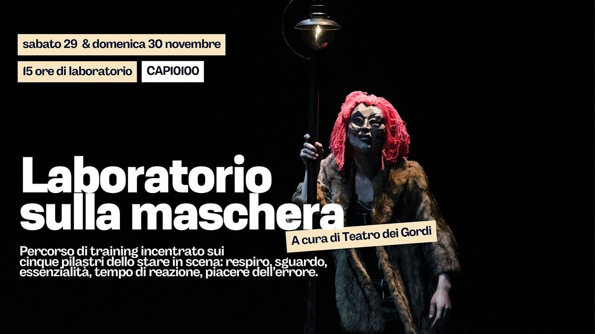 Laboratorio sulla Maschera, 29 November | Event in Torino | AllEvents