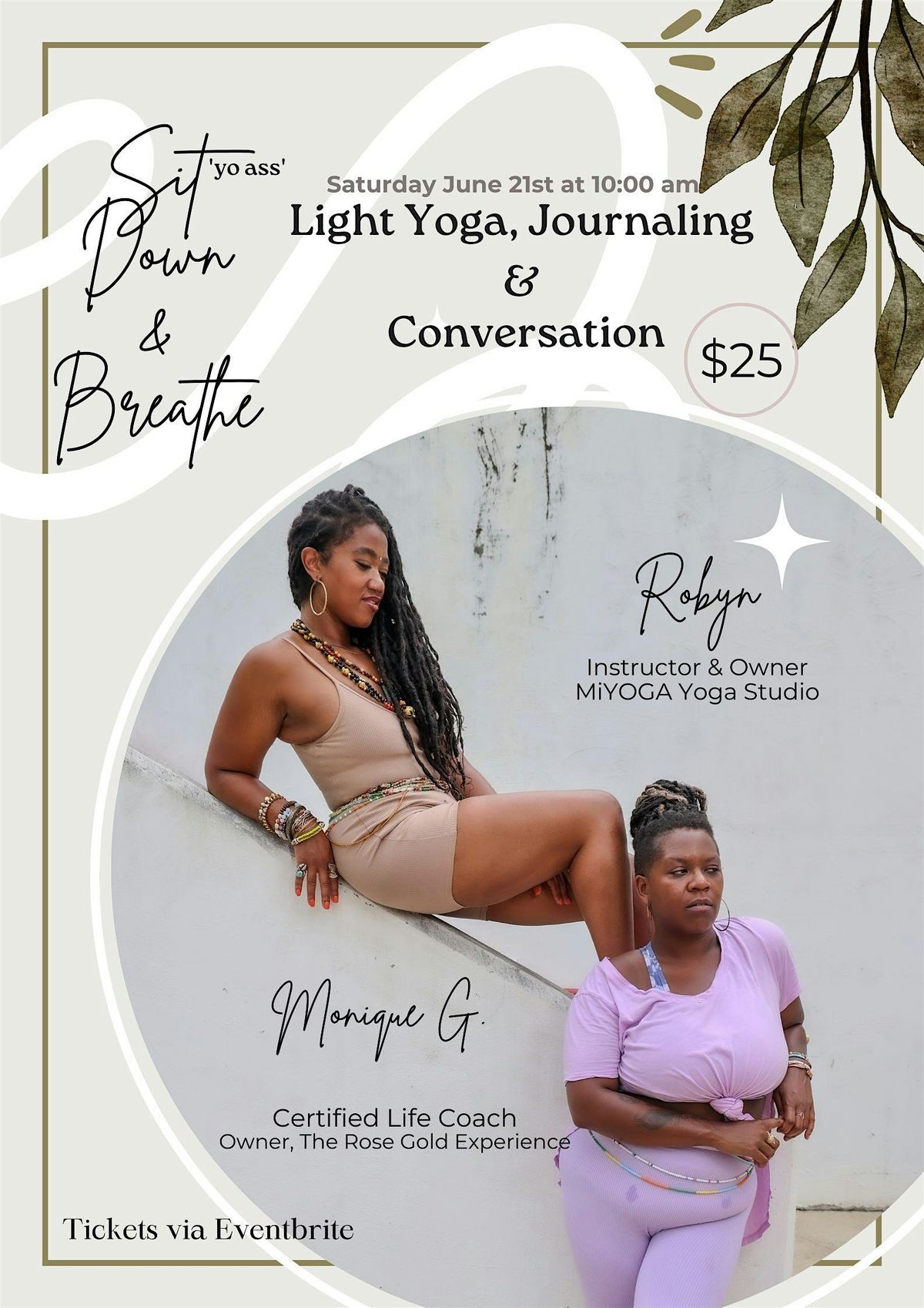 Sit ‘yo ass’ Down & Breathe…, 21 June | Event in Madison | AllEvents