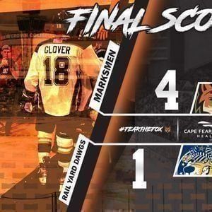 Fayetteville Marksmen at Roanoke Rail Yard Dawgs