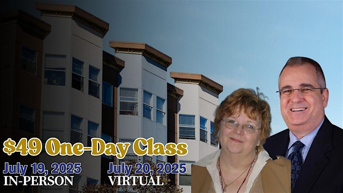 $49 One-Day Class: Learn How to Start Investing in Multifamily Real Estate, 19 July | Event in Baltimore | AllEvents