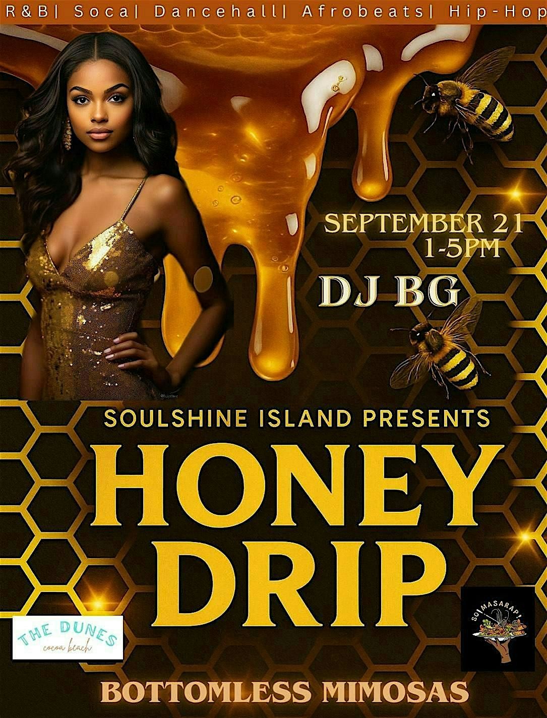 Soul Shine Island Presents HONEY DRIP, 21 September | Event in Cocoa Beach | AllEvents