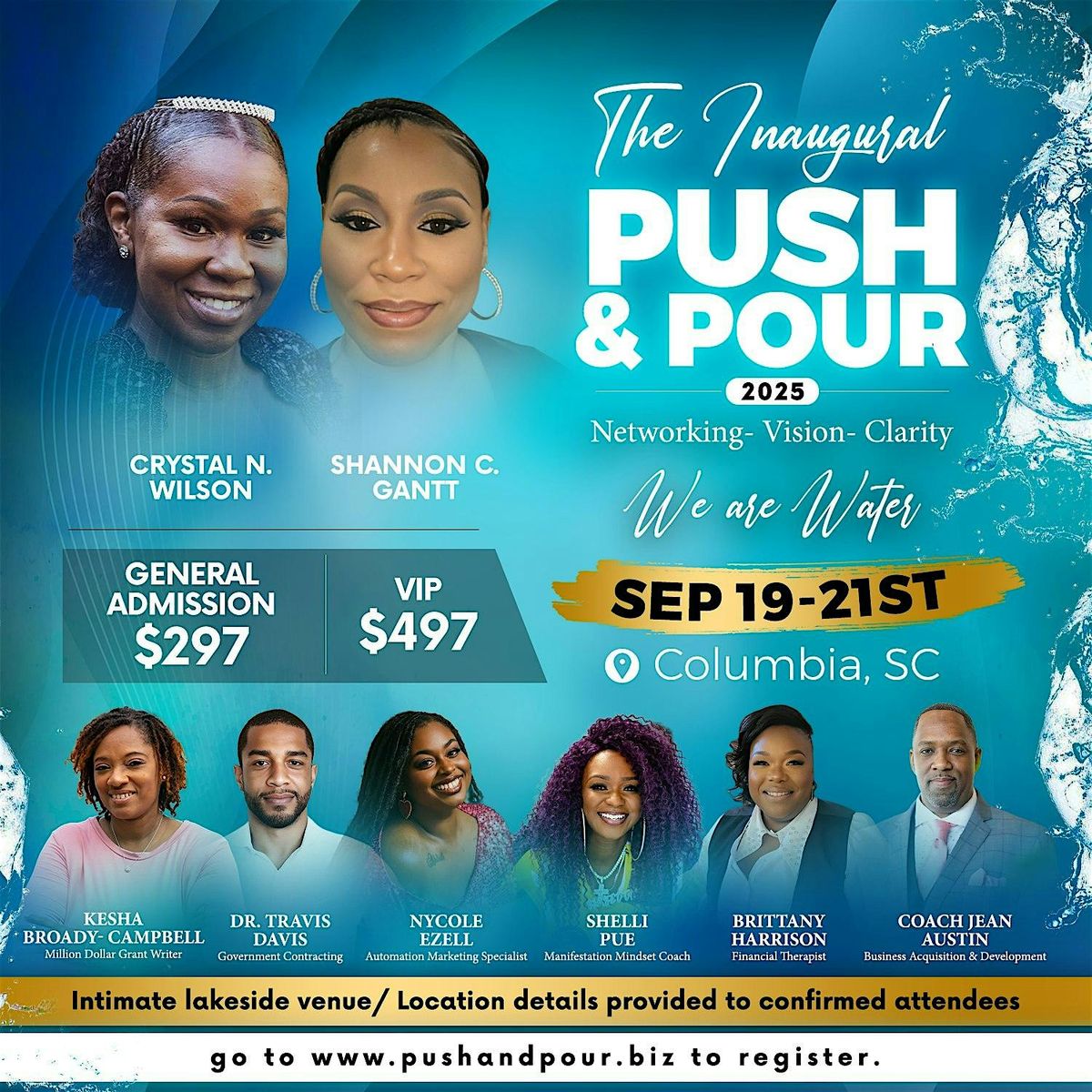 PUSH & POUR 2025 (NETWORKING- VISION- CLARITY), 19 September | Event in Columbia | AllEvents