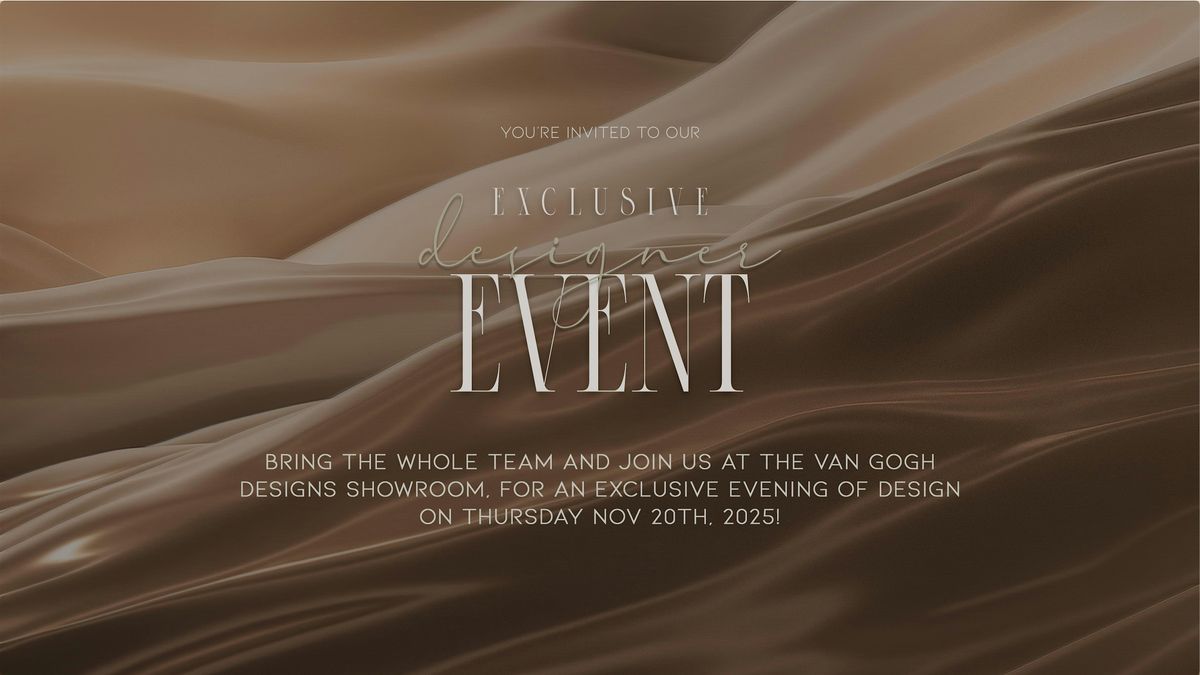 Exclusive Designer Event 2025 | Event in Surrey | AllEvents