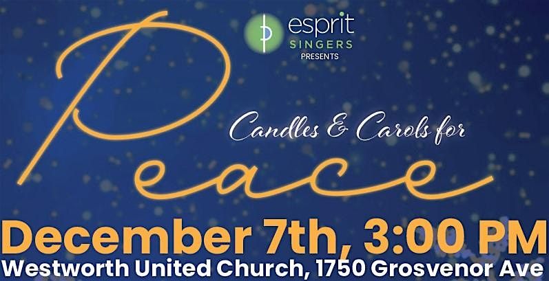 CANDLES AND CAROLS FOR PEACE, 7 December | Event in Winnipeg | AllEvents