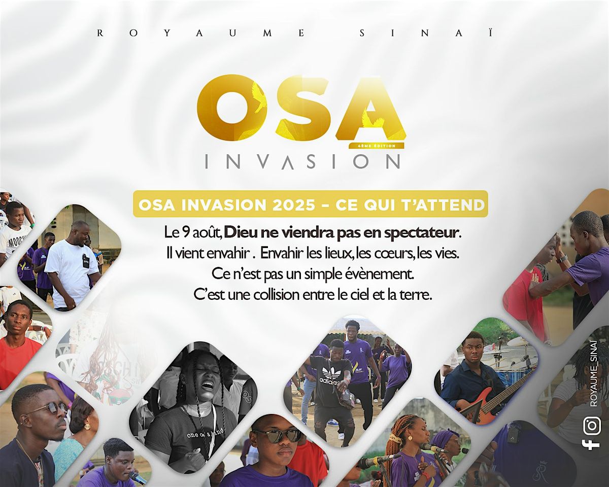 OSA INVASION 2025 - IVRE DE L'ESPRIT, 9 August | Event in Abidjan | AllEvents