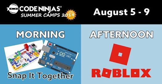 Snap It Together Am Camp Roblox Pm Camp At Code Ninjas Omaha -