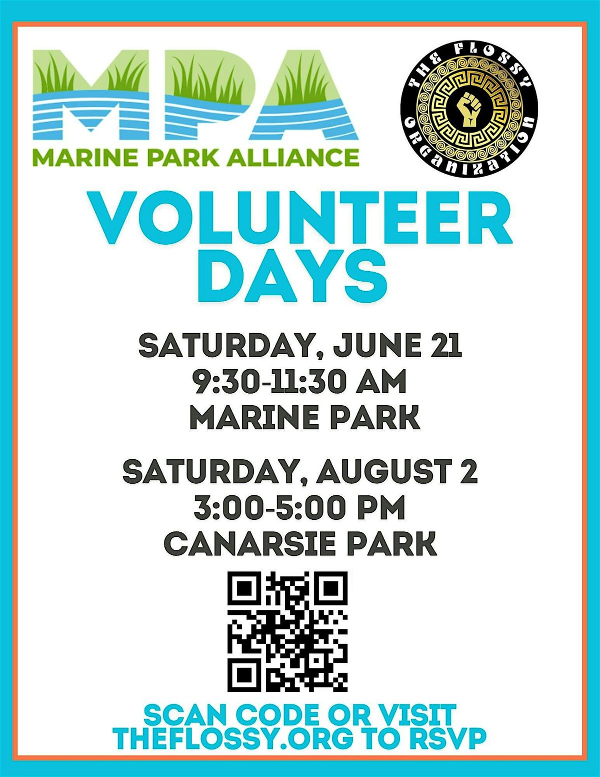 MPA x Flossy | Volunteer Days, 21 June | Event in Brooklyn | AllEvents