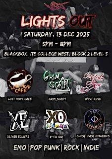 ITE CW VIBES LightsOut! 2025, 13 December | Event in Choa Chu Kang | AllEvents