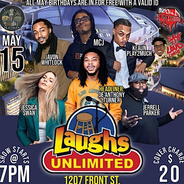 Say It Loud - Live Comedy, 15 May | Event in Sacramento | AllEvents